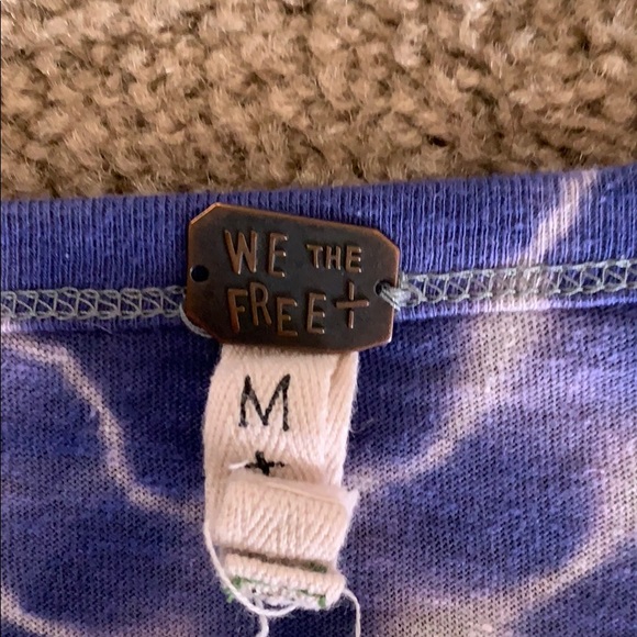 Free people cropped tye-dye longsleeve - Picture 2 of 3